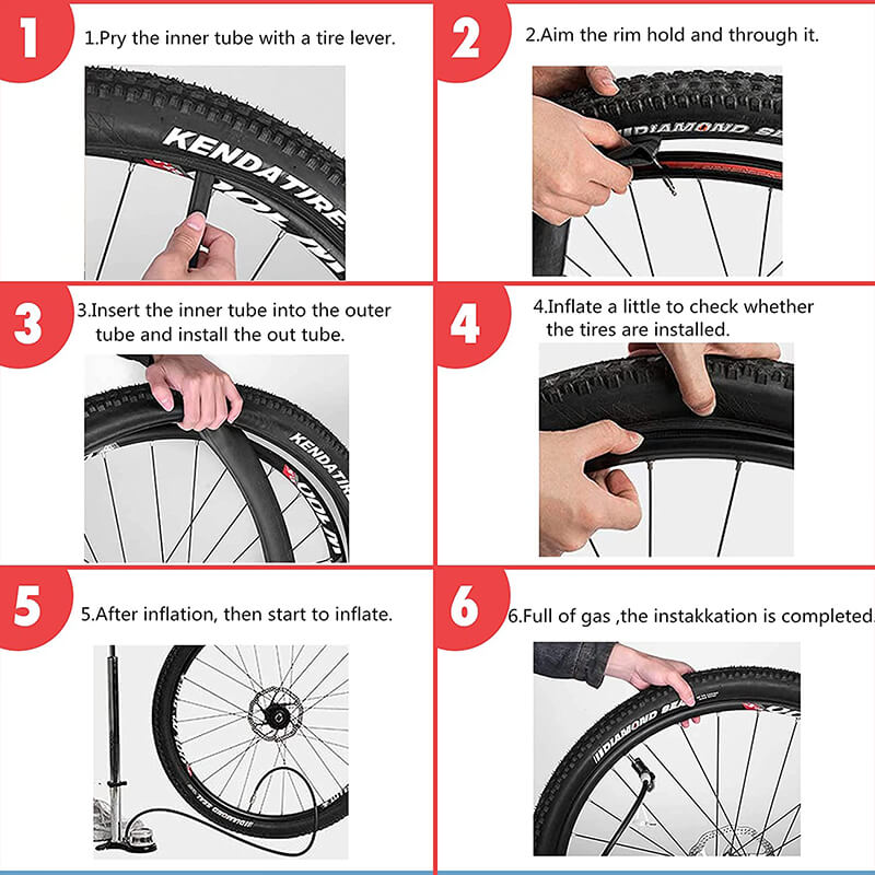 BWSHLF Mountain Bike Inner Tubes 26AV 35x2