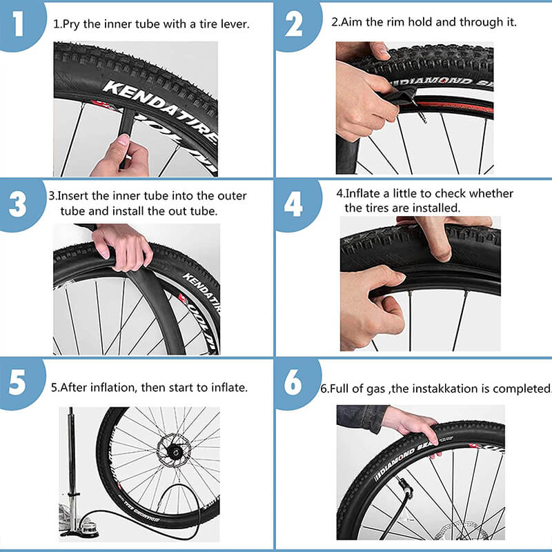 BWSHLF Mountain Bike Inner Tubes 26AV 35x4