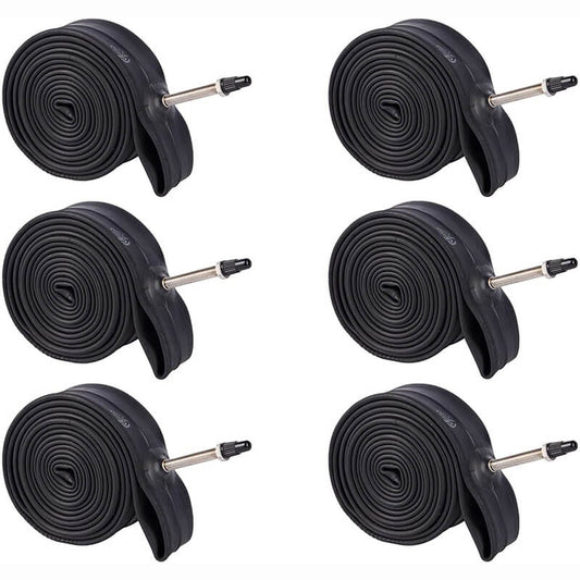 BWSHLF Road Bike Inner Tube with 35-45 48mm Presta Valve 6pack