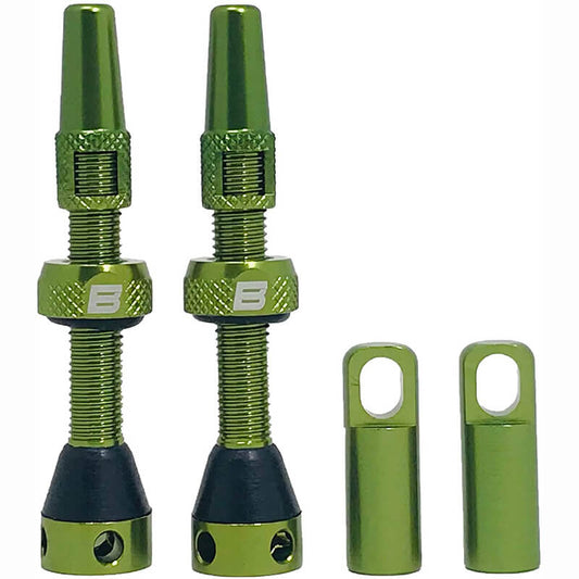 BWSHLF Tubeless Presta Valve Kit-Green