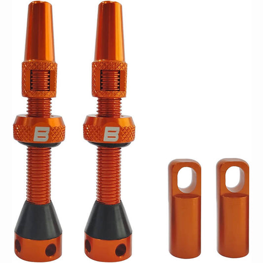 BWSHLF Tubeless Presta Valve Kit-Orange