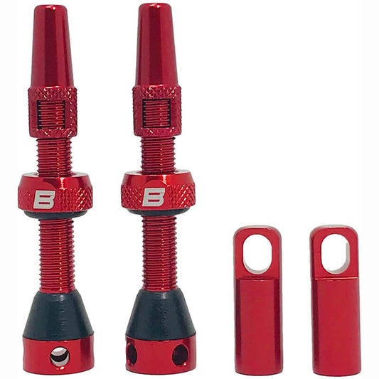 BWSHLF Tubeless Presta Valve Kit-Red