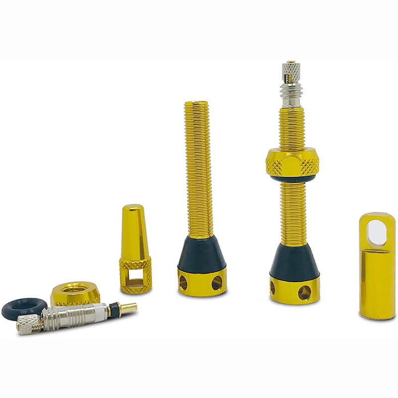 BWSHLF Tubeless Presta Valve Kit-Yellow